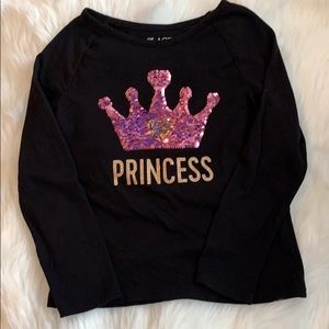 Toddler Girls Long Sleeve Top - Sequins That Flip